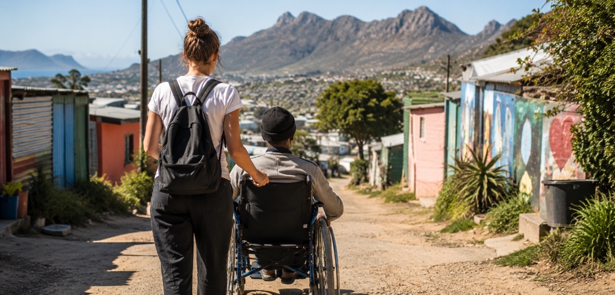 Social Work project, Hout Bay, Zuid-Afrika